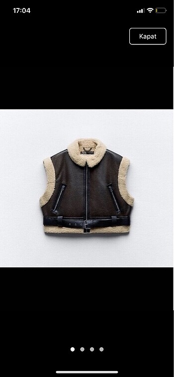 xl Beden Zara yelek