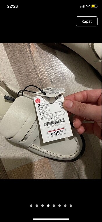 39 Beden ten rengi Renk Zara terlik