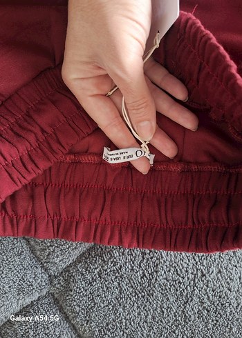 Oysho Kadın Kırmızı Rahat Kesim Eşofman Altı - Görsel 4