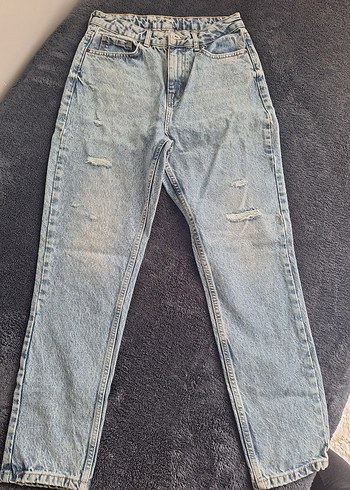 Loft Acik Mavi Rahat Kesim Denim Jean