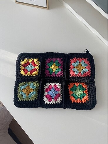 Beden siyah Renk Motif clutch çanta