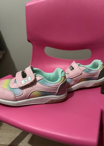 23 Beden pembe Renk Kız Çocuk Pembe spor ayakkabı