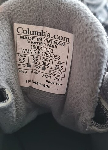 36,5 Beden gri Renk Orjinal Columbia Firecamp Bot