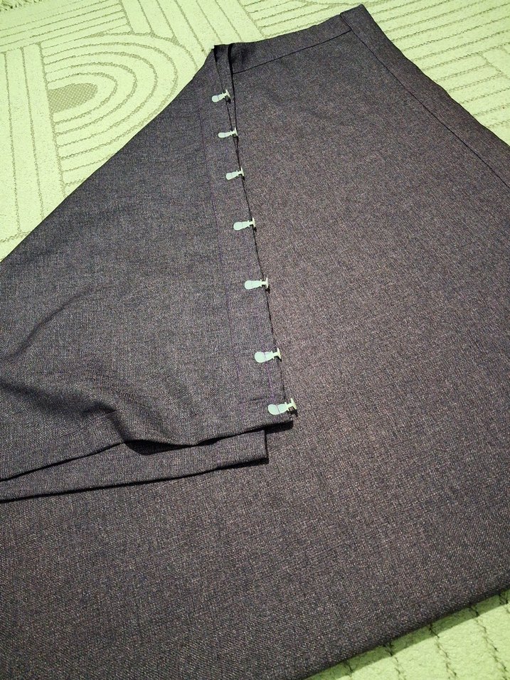 fon perde  1 adet var  97 en 180 boy. mor renk - Görsel 4