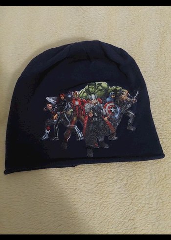 Mavi Örümcek Adam Baskılı Erkek Bere - Görsel 2