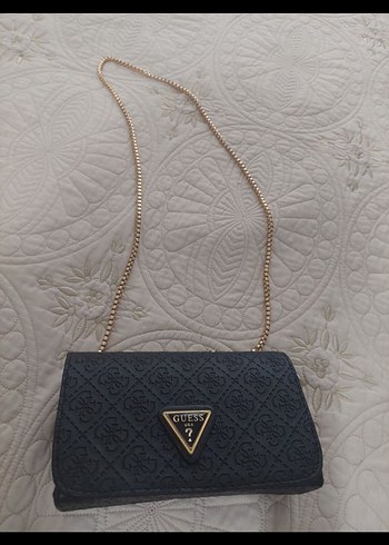 Guess Siyah Baskılı Kadın Çanta - Görsel 4