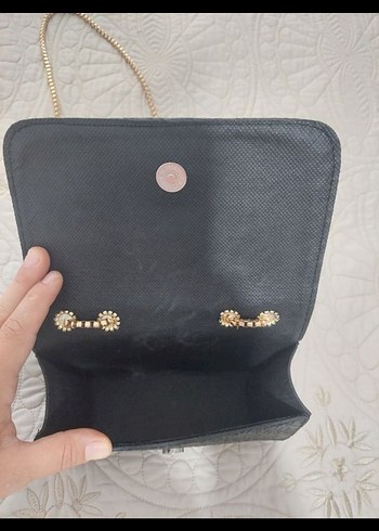 Guess Siyah Baskılı Kadın Çanta - Görsel 8