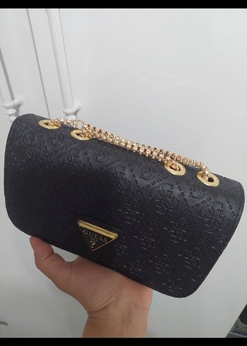 Guess Siyah Baskılı Kadın Çanta - Görsel 6