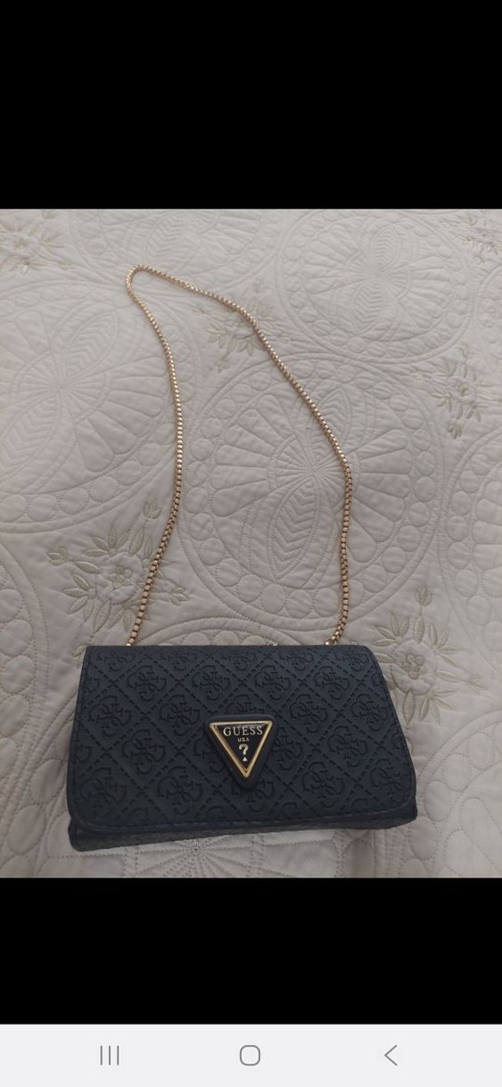 Guess Siyah Baskılı Kadın Çanta - Görsel 4