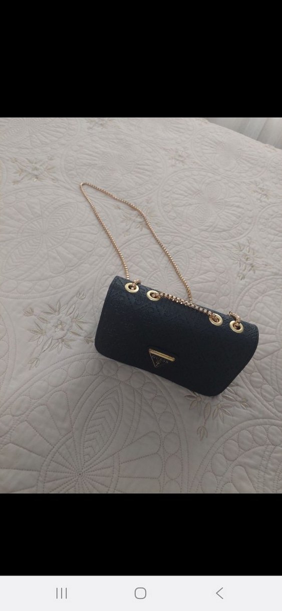 Guess Siyah Baskılı Kadın Çanta - Görsel 3