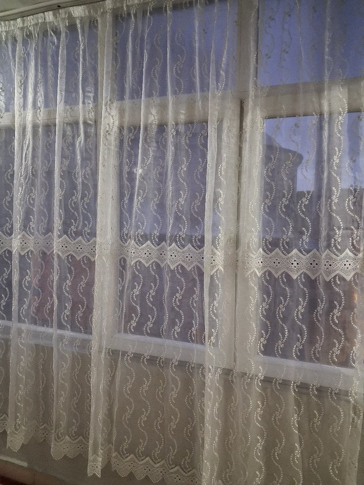 İşlemeli Beyaz Perde - Görsel 2