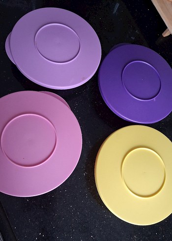 Renkli Pastel Plastik Saklama Kapları - Görsel 7