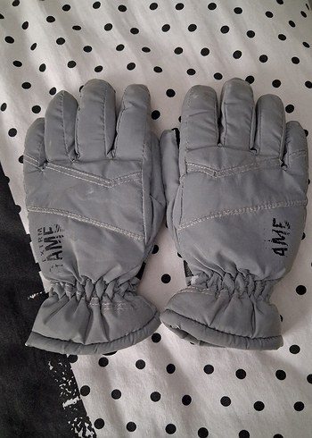 Gri Erkek Çocuk Polar Eldiven - Görsel 2