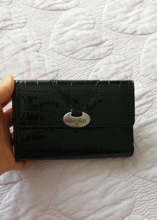 ninewest siyah cüzdan