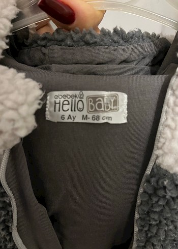 Gri Bebek Peluş Tulum - Görsel 3