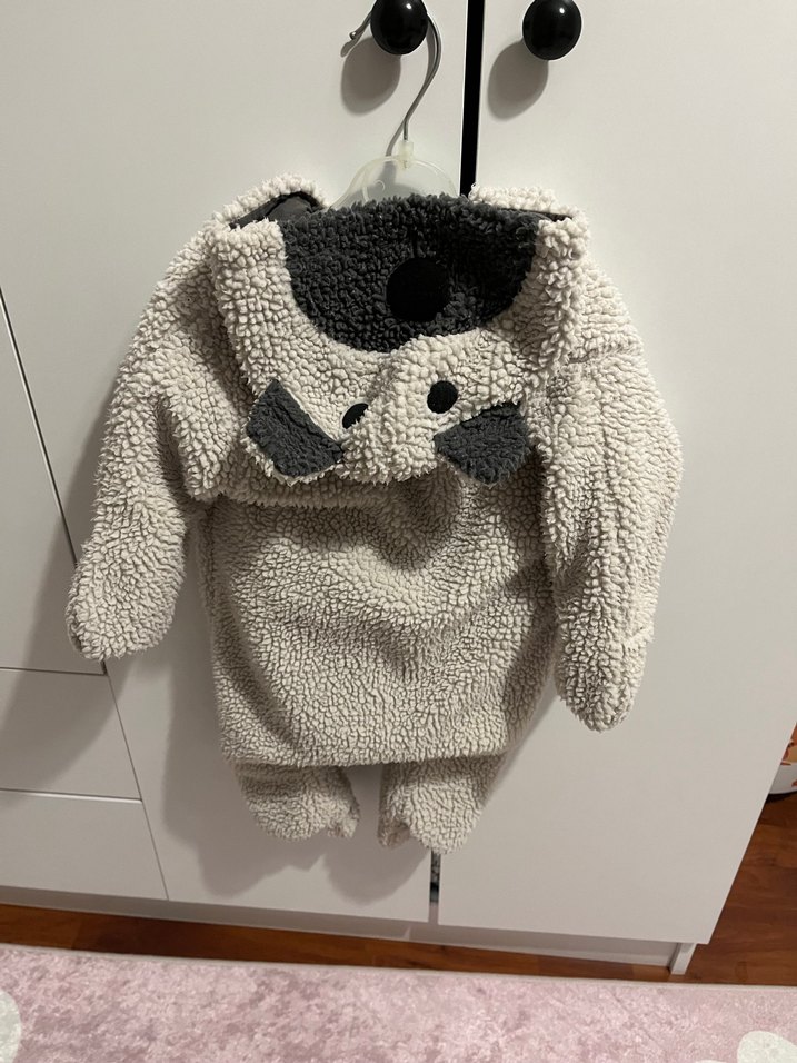 Gri Bebek Peluş Tulum - Görsel 2