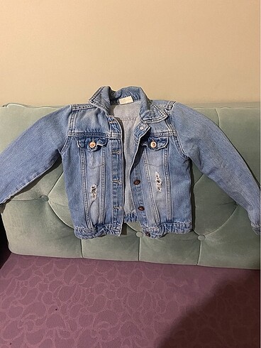 Kız kot ceket - Görsel 6
