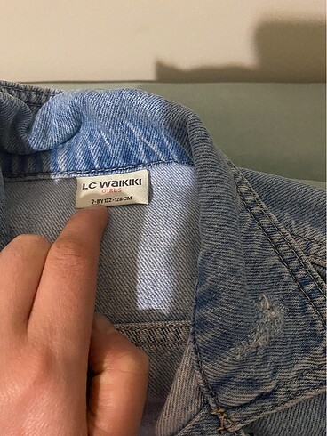 Kız kot ceket - Görsel 5