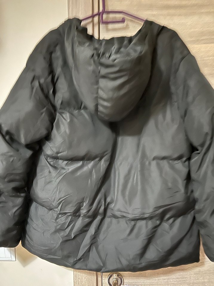 Siyah Midi Kadın Kışlık Mont - Görsel 2