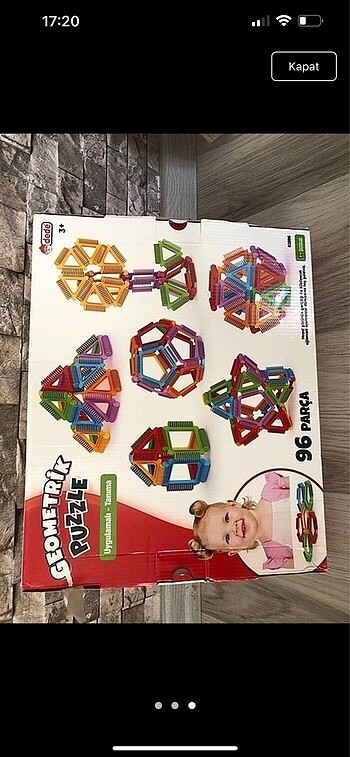  Beden Geometrik puzzle