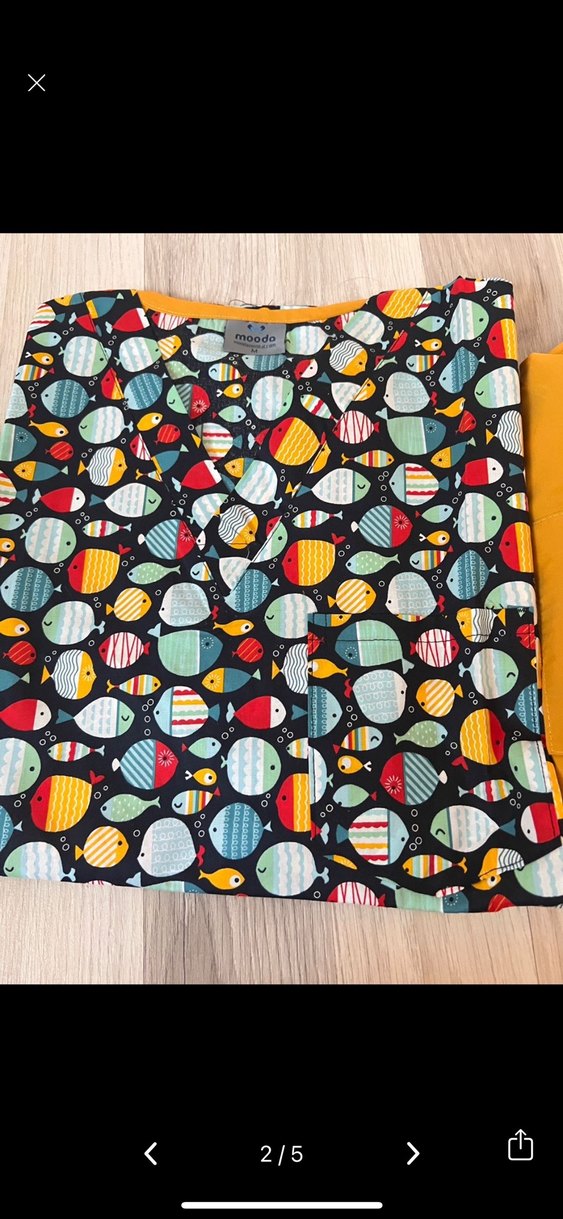 Renkli Desenli Hastane forması - Görsel 2