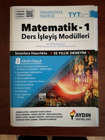 Tyt Matematik Aydın Ders İşleyiş Modülleri