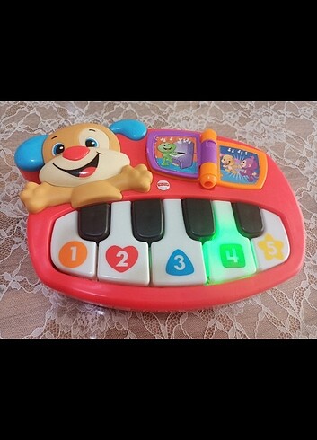 Müzikli piyono fisher- price markasi. Hiçbir sıkıntısı yoktur. - Görsel 3
