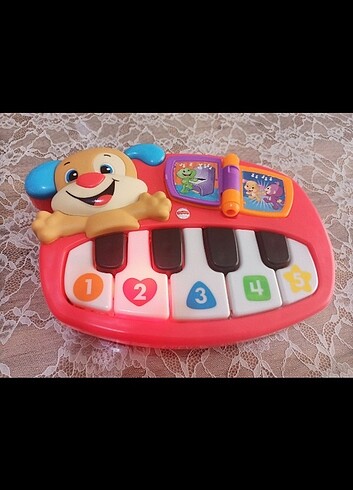 Müzikli piyono fisher- price markasi. Hiçbir sıkıntısı yoktur. - Görsel 4
