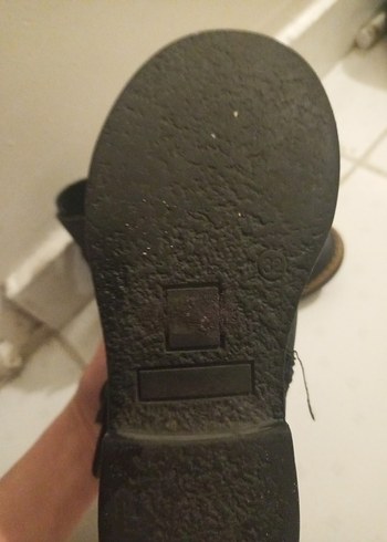 Kız Çocuk Siyah Deri Biker Bot - Görsel 3