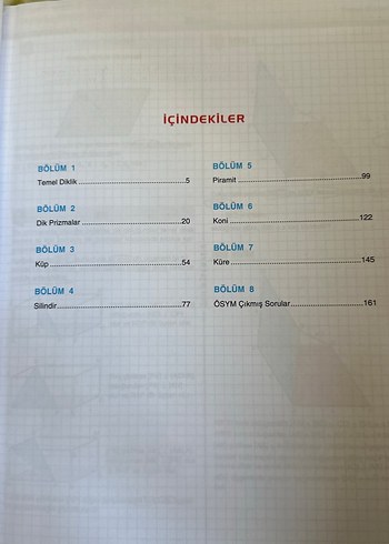 Acil Matematik Katı Cisimler Konu Anlatımlı Soru Fasikülü