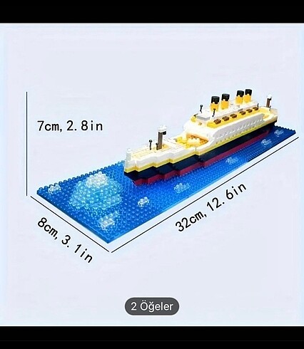  Beden Titanik Yapı Bloğu Lego