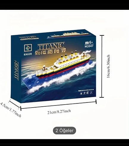  Beden Renk Titanik Yapı Bloğu Lego