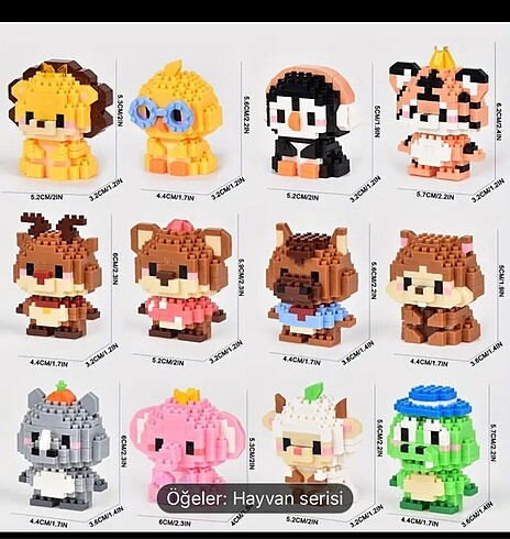  Beden Hayvan Legoları Animals