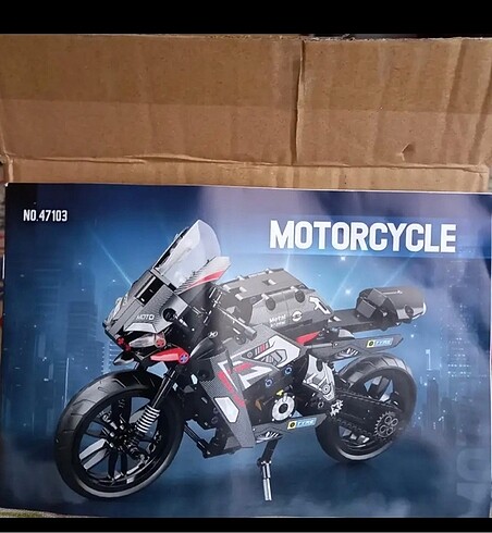 Beden Renk Motorsiklet Lego 490 Parça