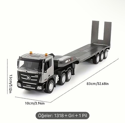 Beden Kumandalı HUINA Tır 84 cm