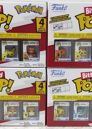 Renkli Pokémon Funko Pop Aksiyon Figür Seti