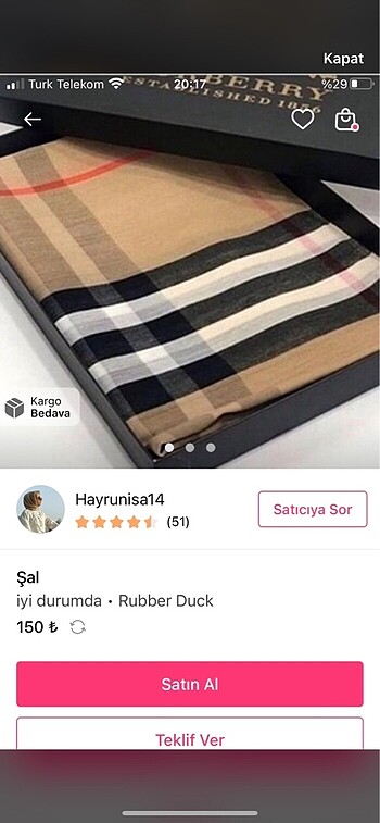 Beden Çanta tunik şal