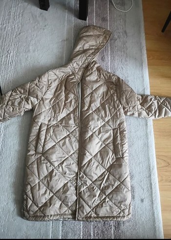 Bej mevsimlik kadın mont - Görsel 2