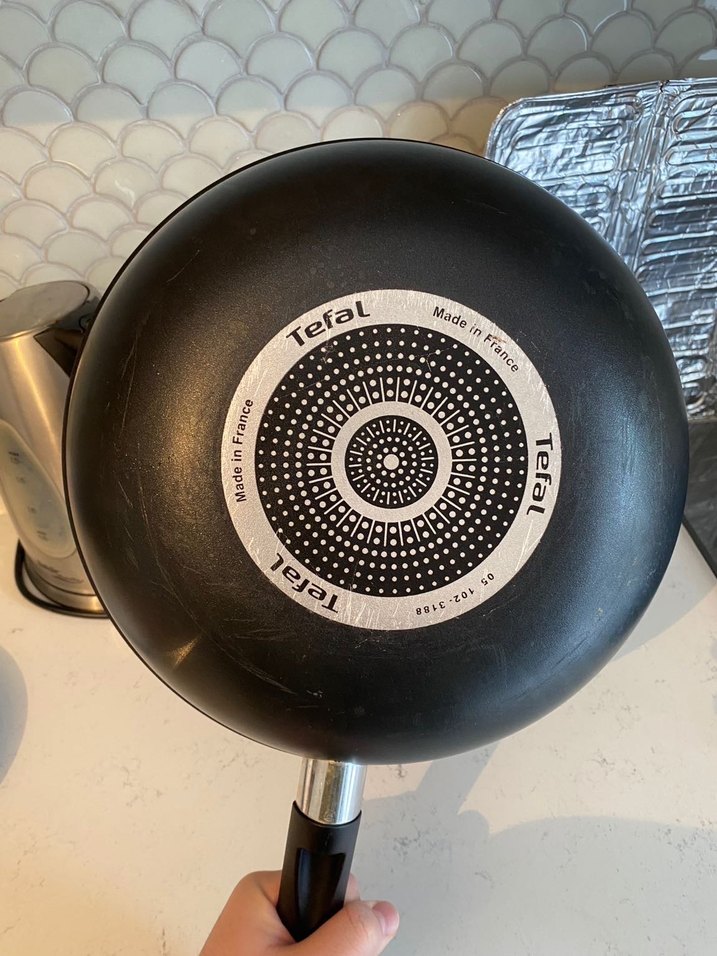 Siyah Tefal Wok Tava - Görsel 5