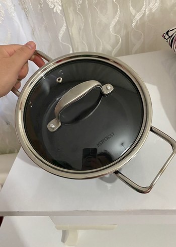 Karaca Siyah Cam Kapaklı Tencere - Görsel 5