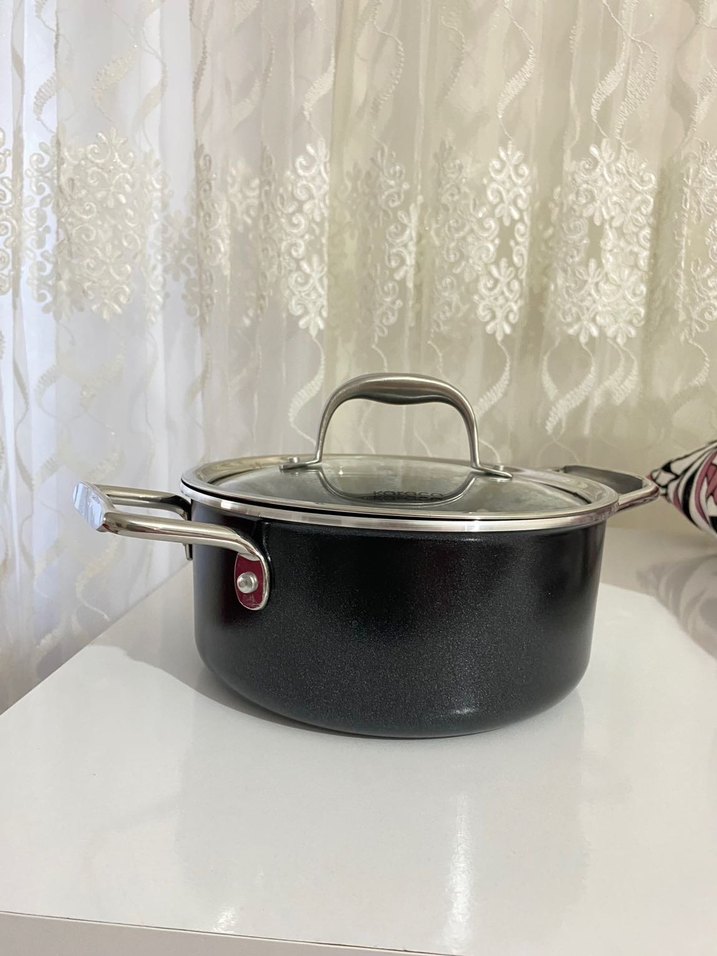 Karaca Siyah Cam Kapaklı Tencere - Görsel 3