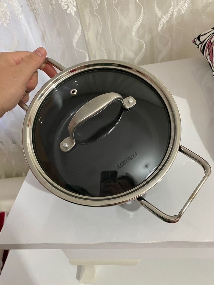 Karaca Siyah Cam Kapaklı Tencere - Görsel 5