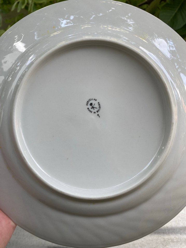 Çiçekli Pastel Beyaz Yemek Tabağı - Görsel 2