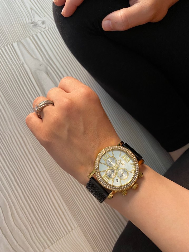 SaKlasik Altın Kadın Kol Saati - Görsel 4