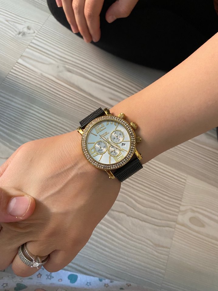 SaKlasik Altın Kadın Kol Saati - Görsel 2