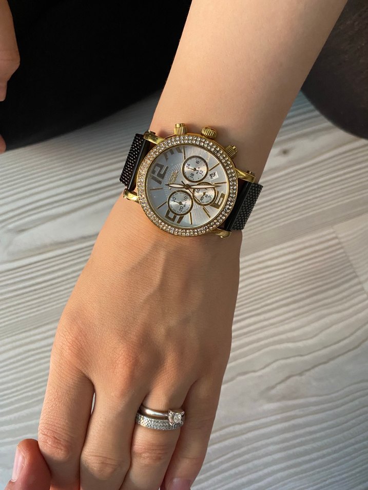 SaKlasik Altın Kadın Kol Saati - Görsel 3