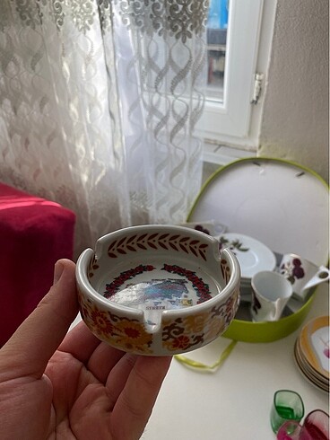 Porselen kül tabağı - Görsel 3