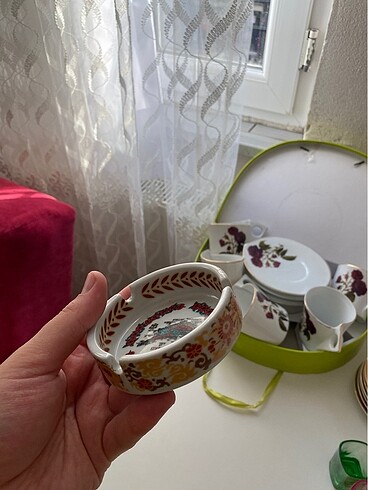 Porselen kül tabağı - Görsel 4