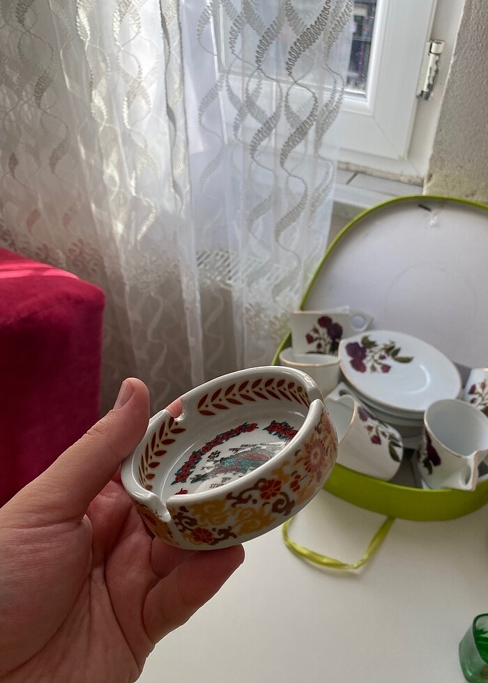 Porselen kül tabağı - Görsel 4