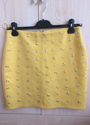 Koton Sarı mini etek